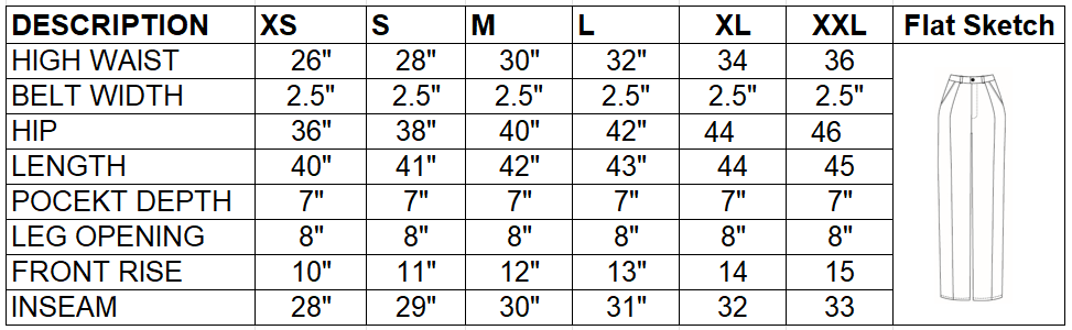 Size Chart Image