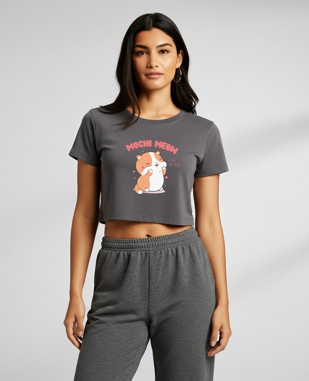 Mochi Meow - Crop Tee