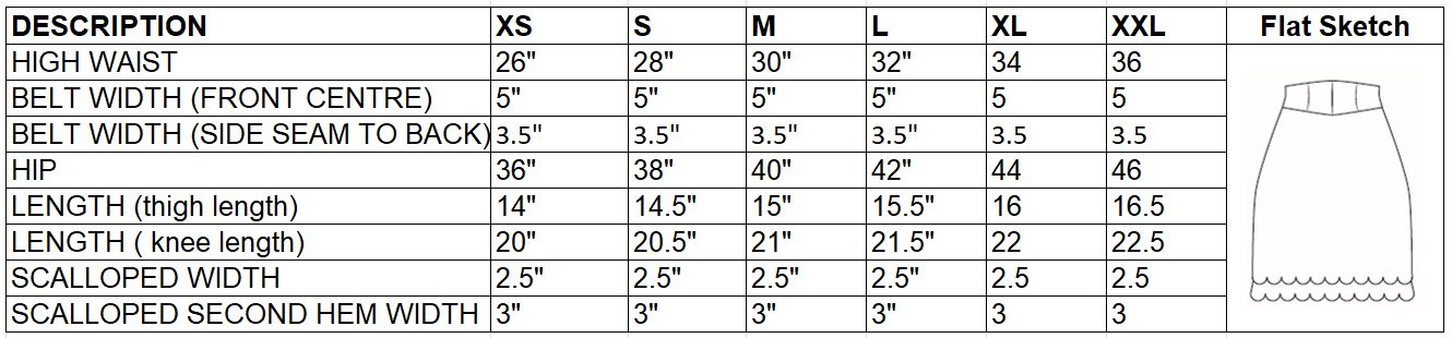 Size Chart Image