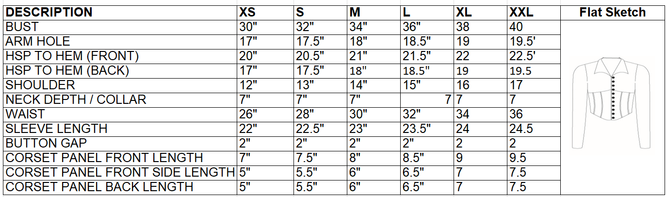 Size Chart Image