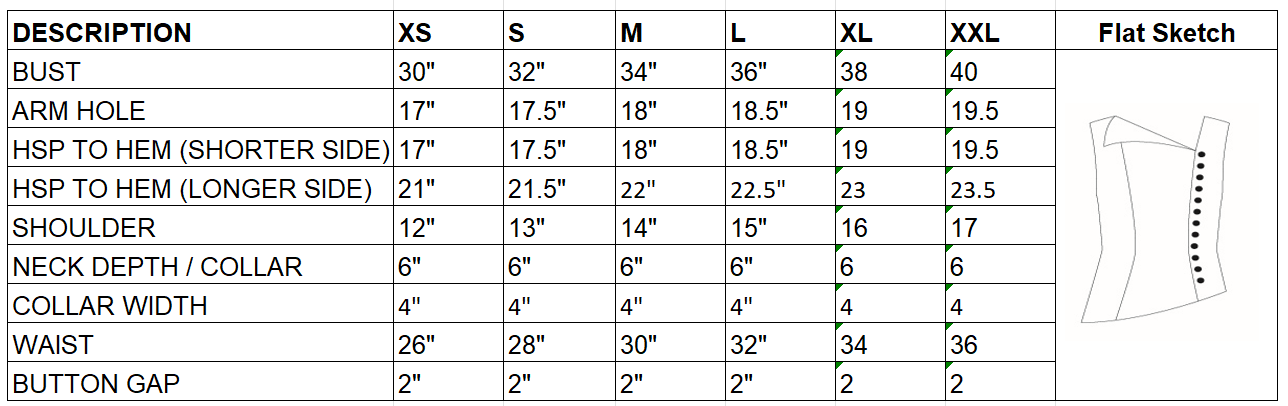 Size Chart Image