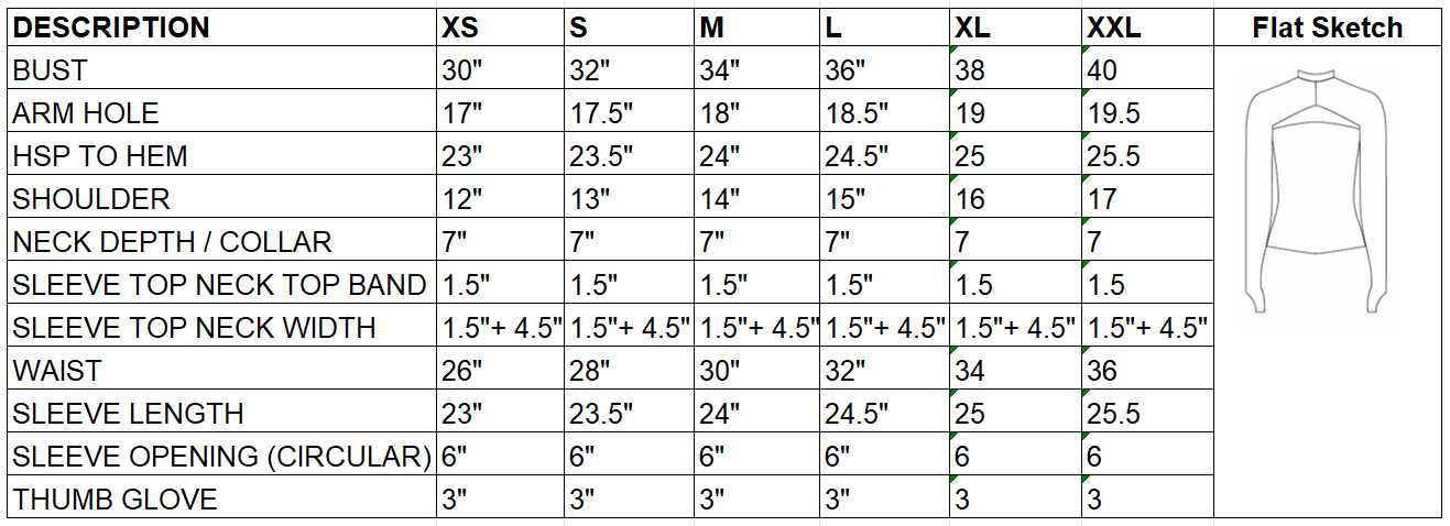 Size Chart Image