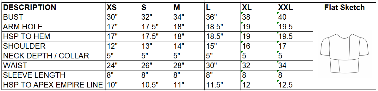 Size Chart Image