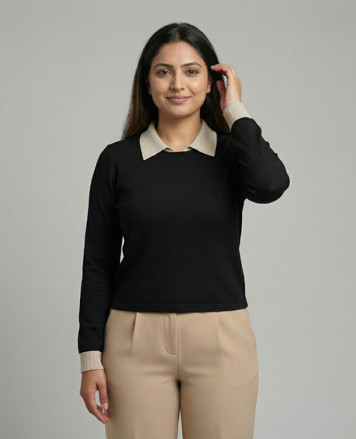 The Forever Flex Knit Polo : Black