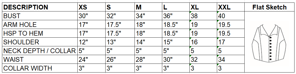 Size Chart Image