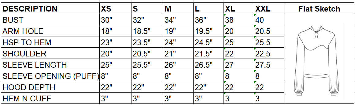 Size Chart Image