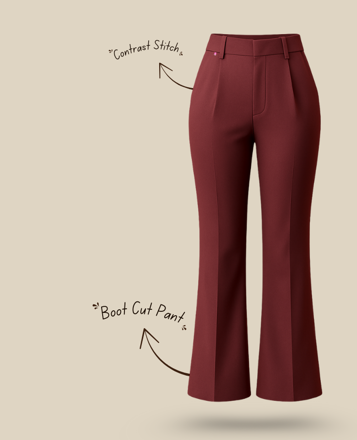 Boot Cut Brown Flows: Effortless Flattering Pants