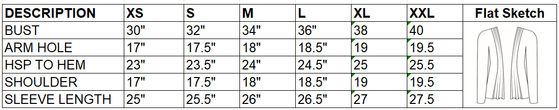 Size Chart Image