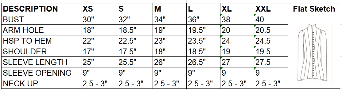 Size Chart Image