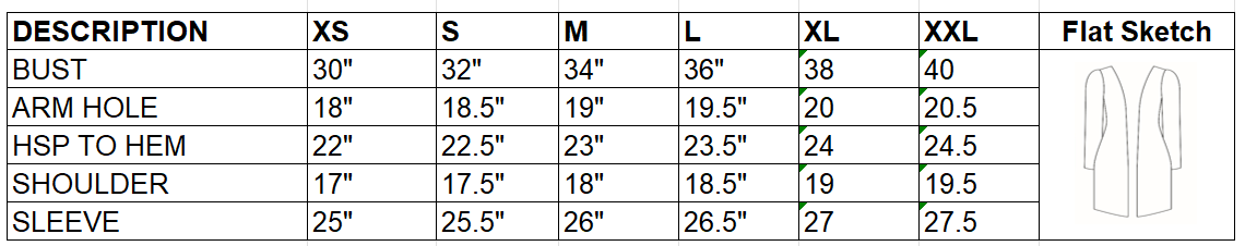 Size Chart Image