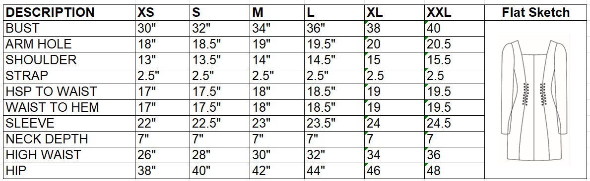 Size Chart Image