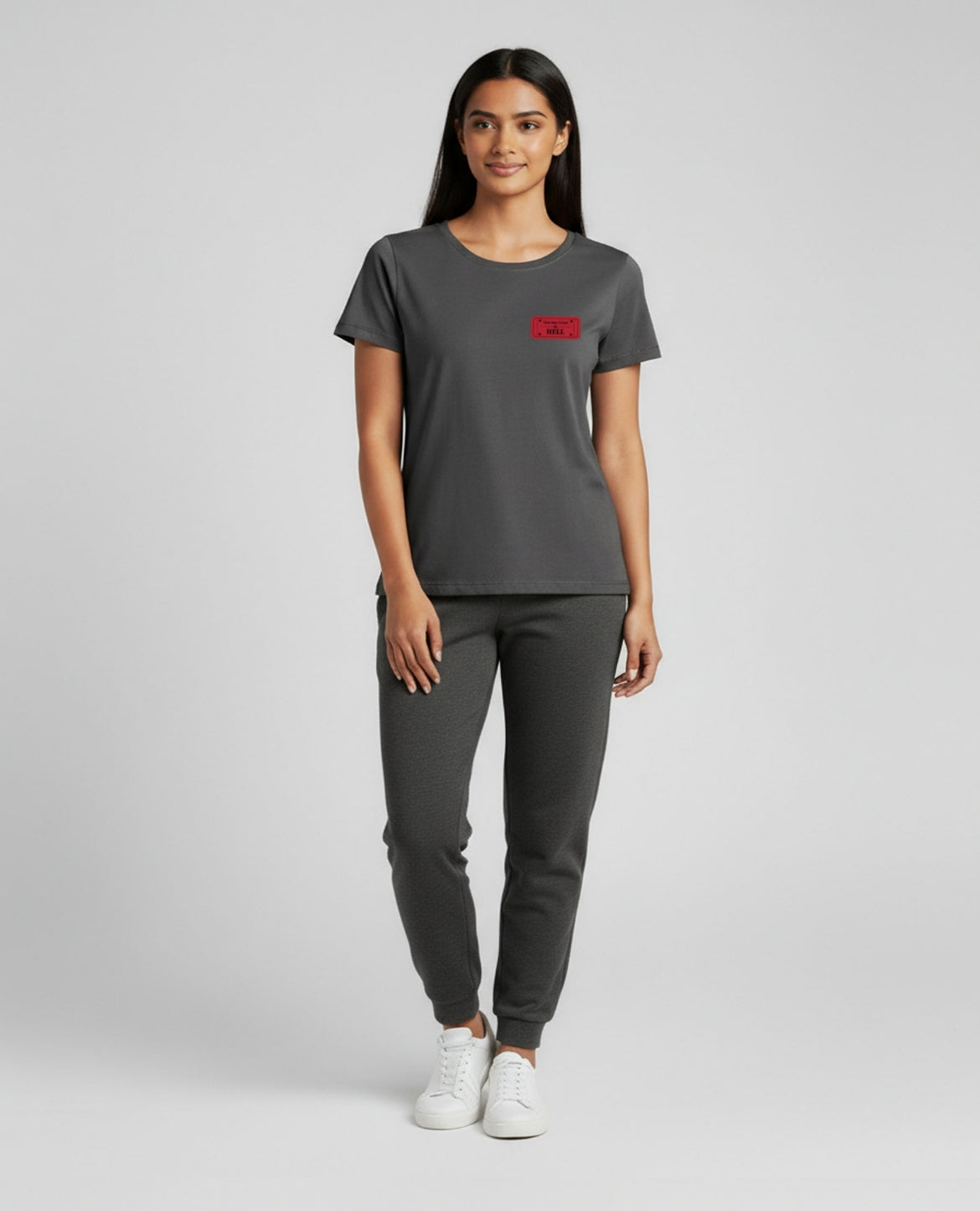 The One Way Ticket Vibe Tee - Dark Grey