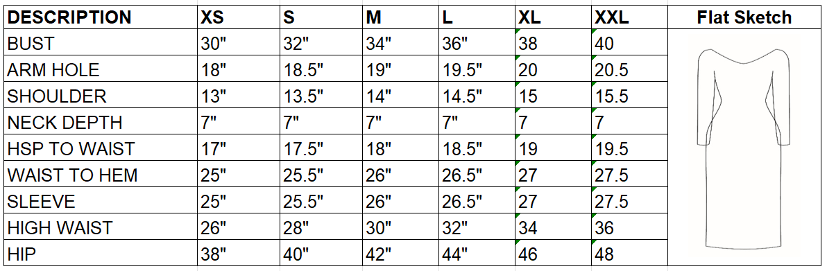 Size Chart Image