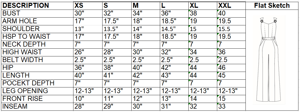 Size Chart Image