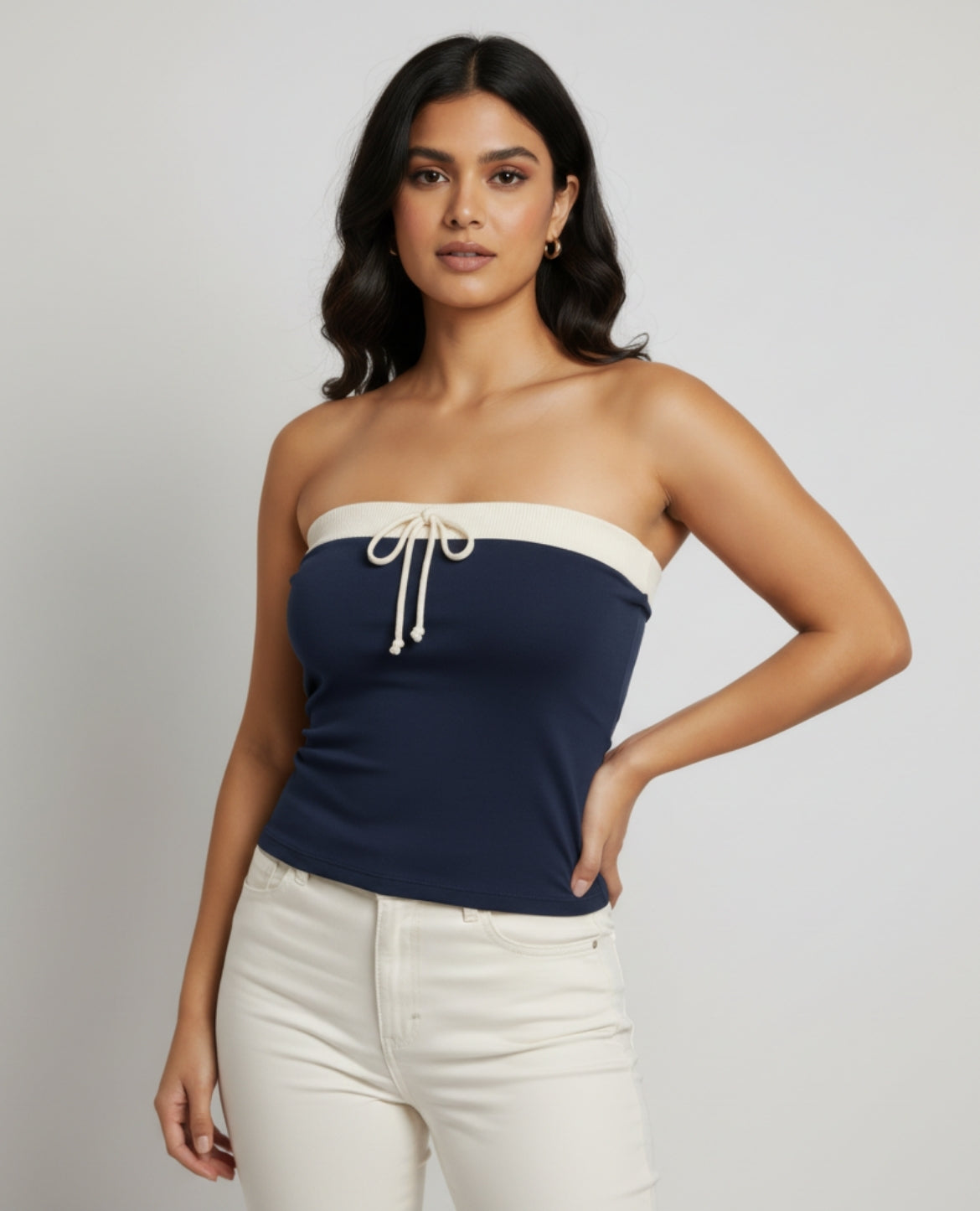 Santorini Tie Tube Top