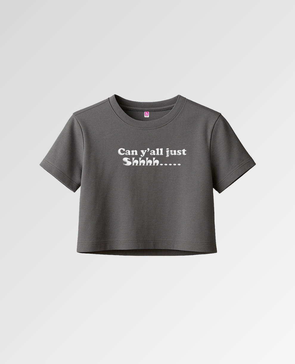 The Shush Crop Tee