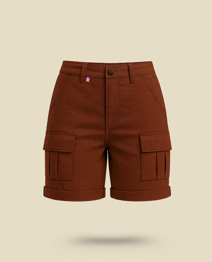 Brown Cargo Shorts