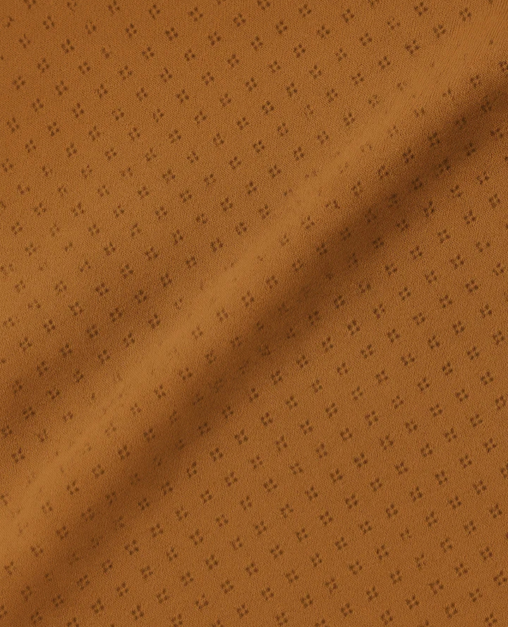 Classic Brown Polo Tee: Timeless Everyday Look