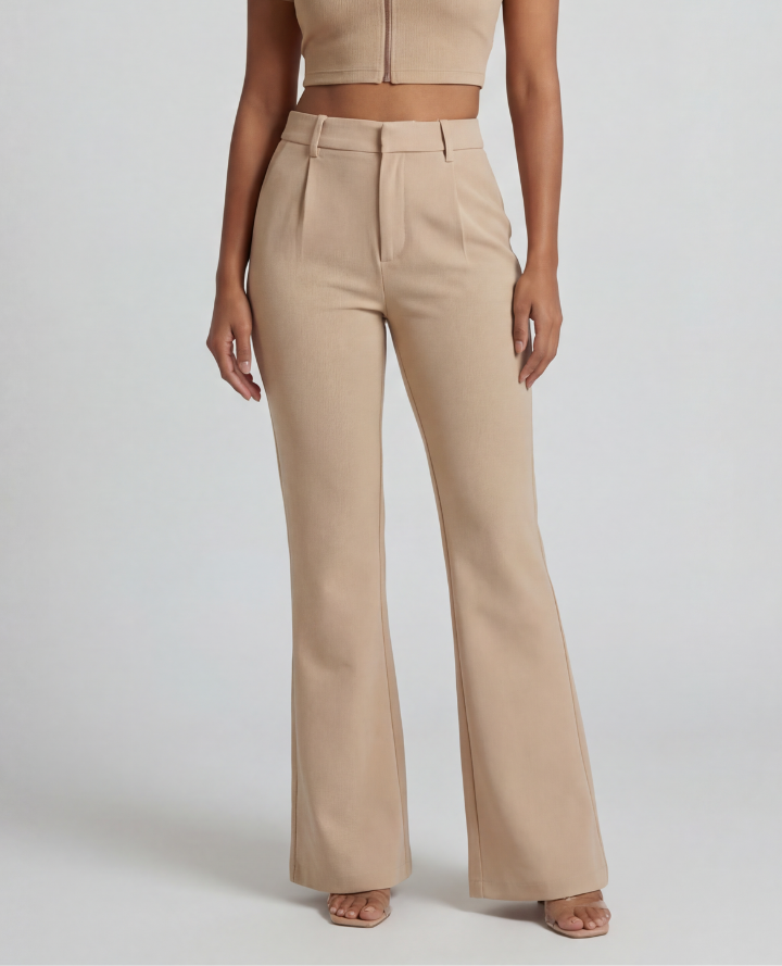 Flare Play Power Beige Pants