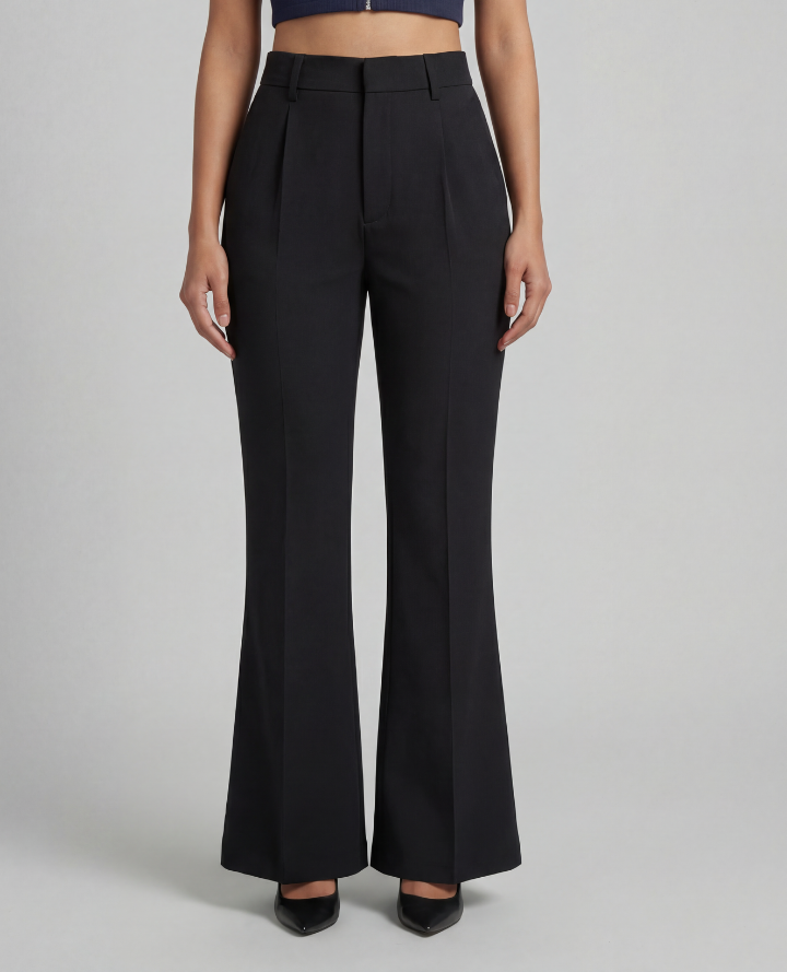 Flare Play Power Black Pants