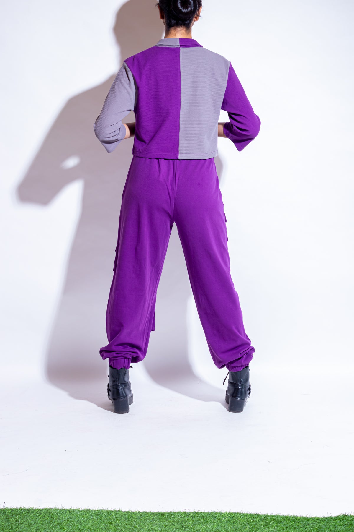 Dautee Cargo Comfort Joggers - Violet