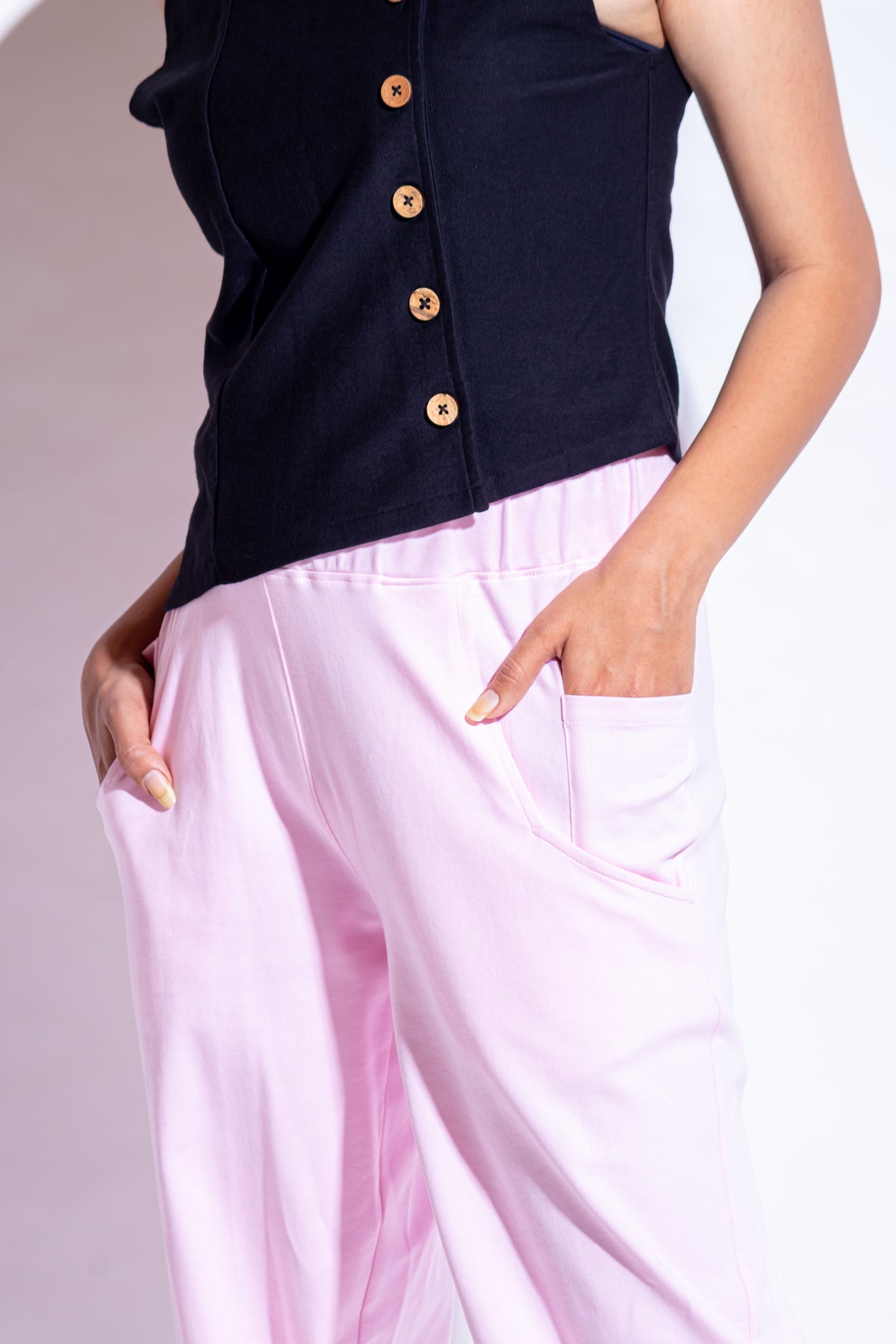 Dautee Volume Ease Classic Joggers - Pink