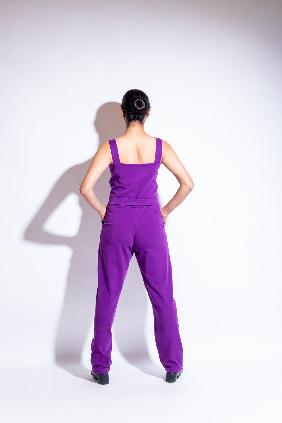 Dautee Romantic flare Jumpsuit - Violet