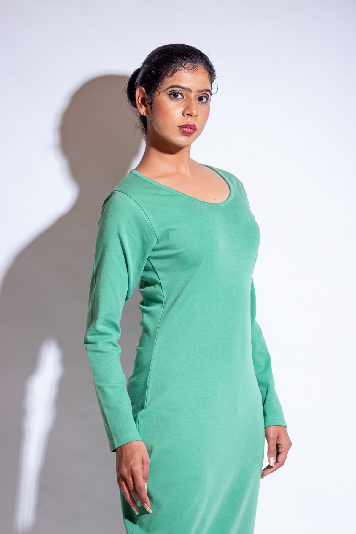 Dautee Timeless Boat Dress - Green