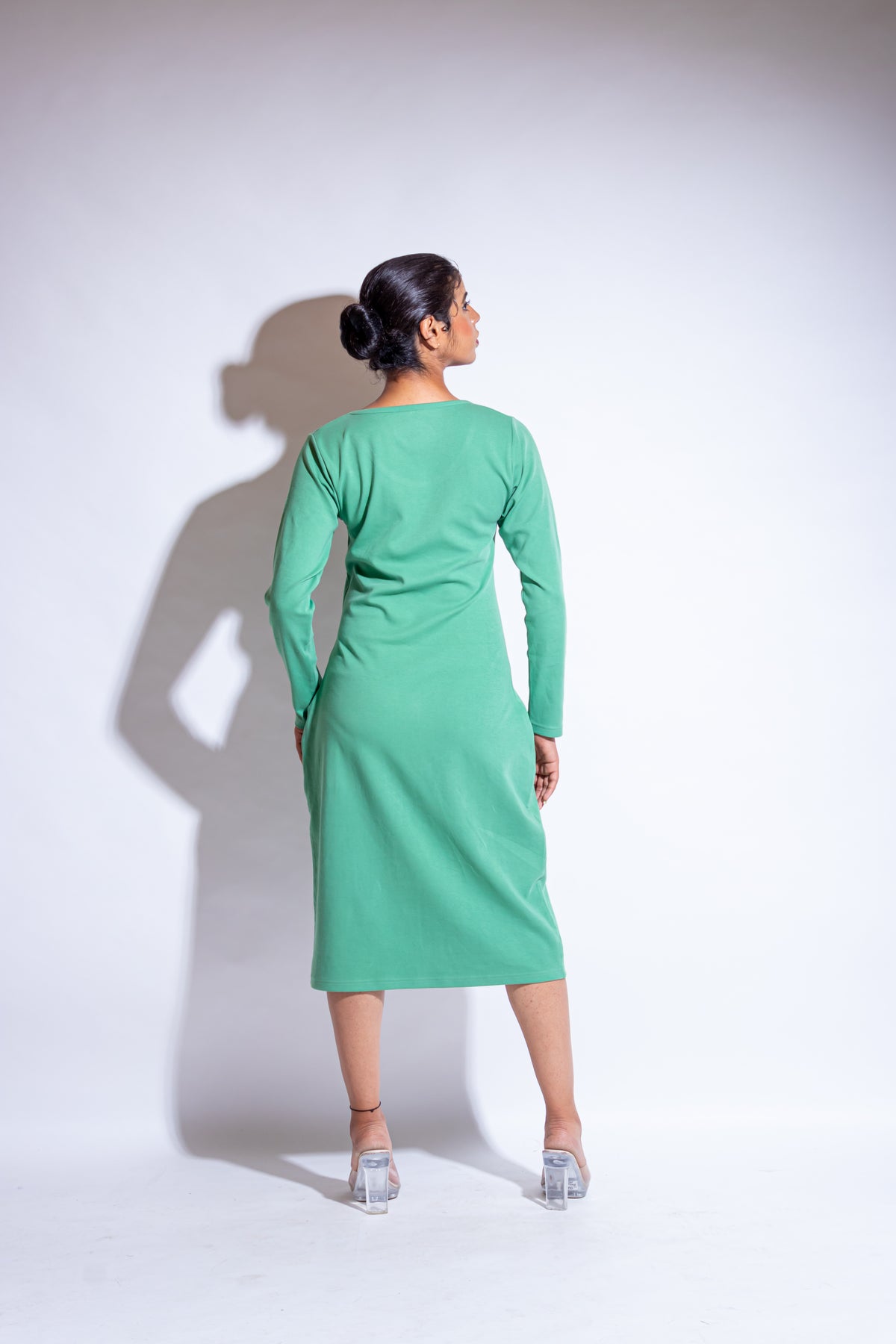 Dautee Timeless Boat Dress - Green