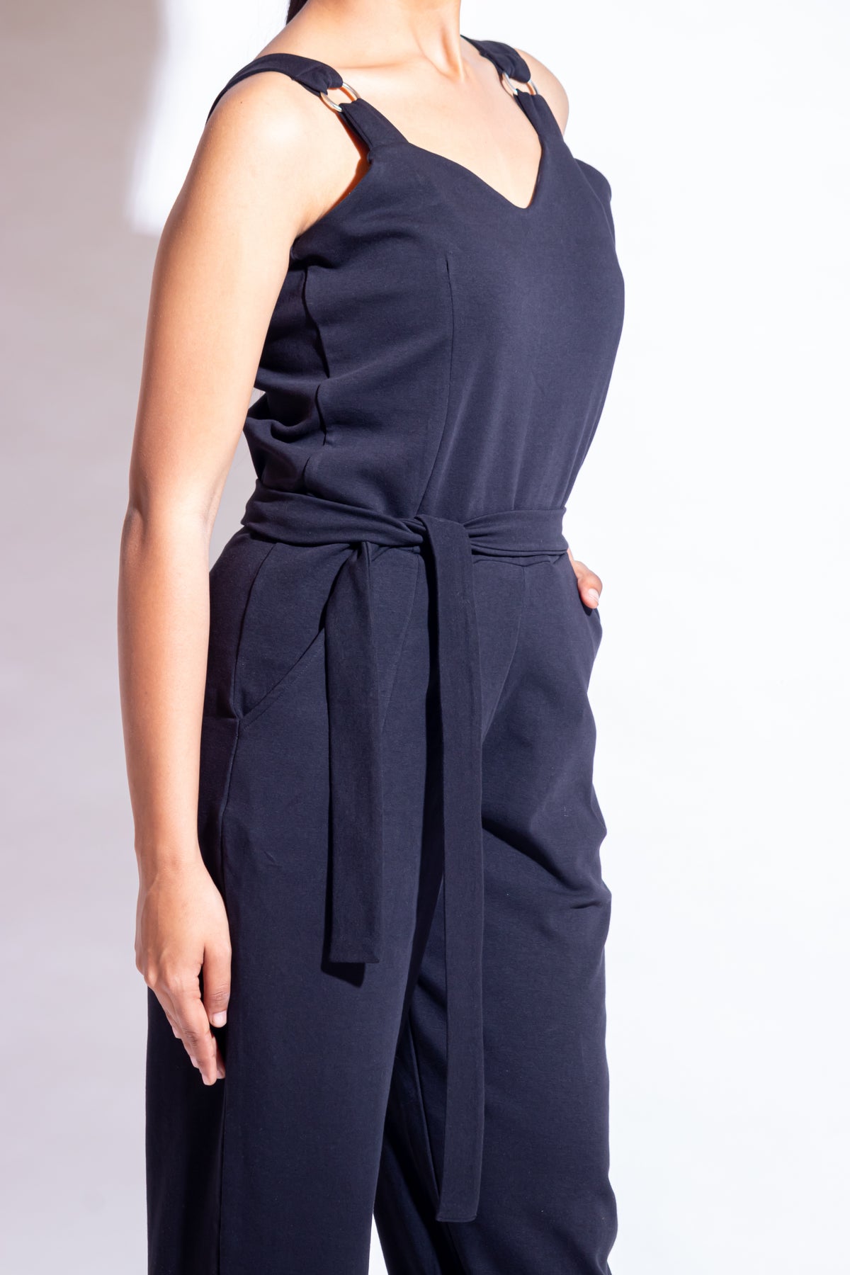 Dautee Romantic flare Jumpsuit - Black