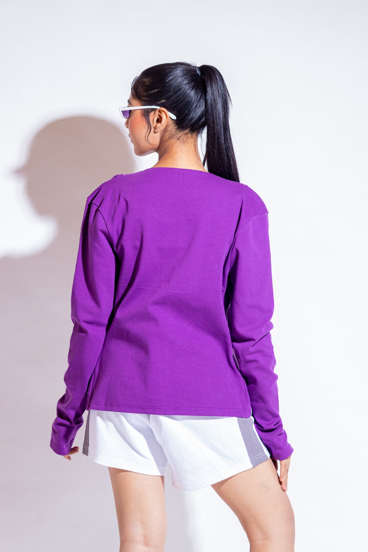 Dautee Graceful Flare Open shrug - Violet